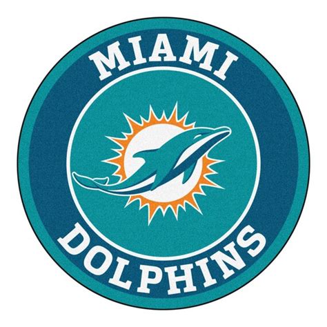 Miami Dolphins Circle Logo CUSTOMIZABLE Dolphins Logo Made - Etsy