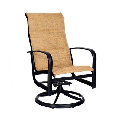 Woodard Fremont Swivel Patio Dining Chair | Patio dining chairs, Fabric dining chairs, Swivel ...