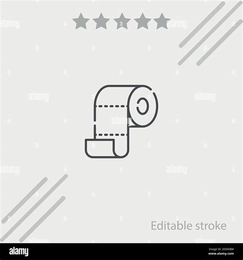 toilet paper vector icon modern simple vector illustration Stock Vector Image & Art - Alamy