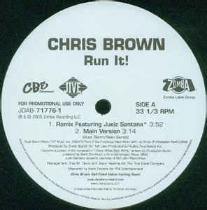 Chris Brown Featuring Juelz Santana - Run It! (Remix) (2005, Vinyl ...