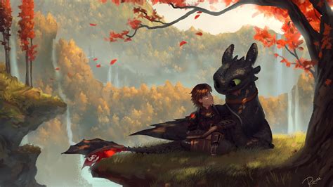 3840x2160 Toothless And Hiccup Fanart 4k HD 4k Wallpapers, Images ...