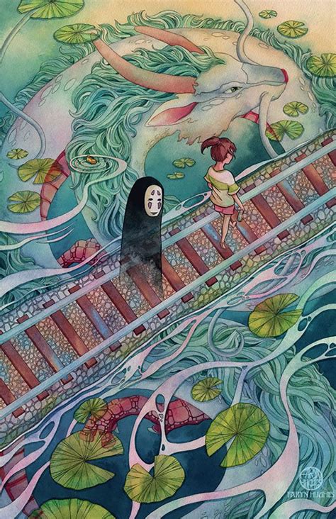 Spirited Away Watercolor Painting By Calmality Art Studio Ghibli, Studio Ghibli Movies, Studio ...