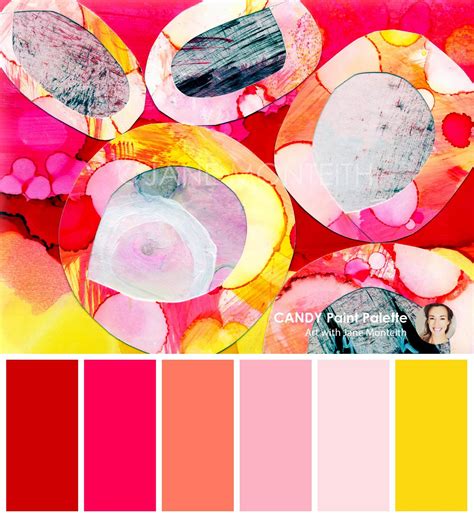 A bold and vibrant colour palette from the original art by Jane ...
