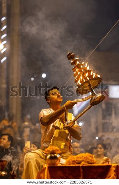 Ganga Arti Varanasi Stock Photos and Pictures - 2,435 Images | Shutterstock