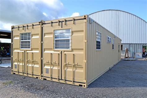 Double-Wide Shipping Container Office | 16-foot Office