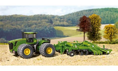 Siku 1856, John Deere 9630 Tractor with Amazone Centaur, 1:87, Metal ...