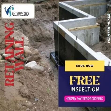 Retaining Wall Waterproofing Contractors at Rs 35/square feet in Bengaluru