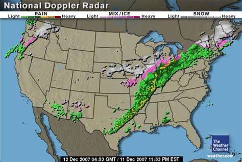 National Weather Map Doppler Radar - Map