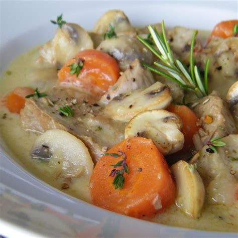 Veal Roast Blanquette Recipe