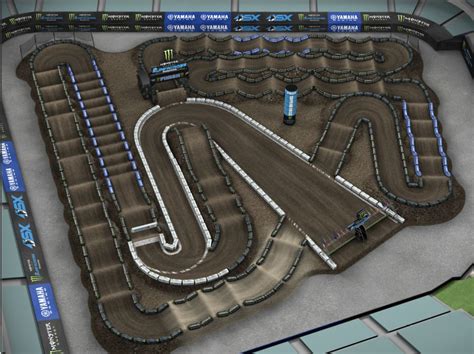 Anaheim III SX: Animated track map | Dirtbike Rider