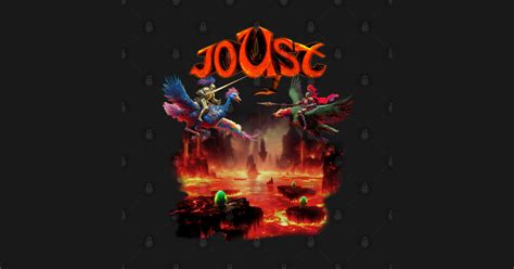 Joust - Artwork - Ostrich Knight vs. Buzzard Knight - Joust - T-Shirt | TeePublic