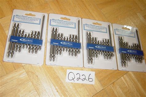 BLUE-POINT TOOLS 4 SETS NEW 10 PIECE POWER TOOL ASSORTED PHILLIPS | eBay