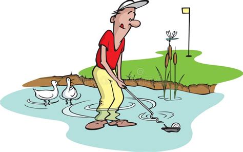 Goofy golfer 5 stock illustration. Illustration of cartoon - 10781051