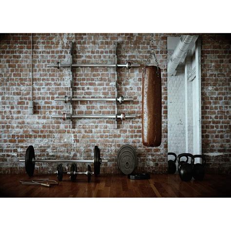 ABPHOTO Polyester 7x5ft Gymnasium Backdrop Interior Fitness Room Backdrops for Photography Gym ...