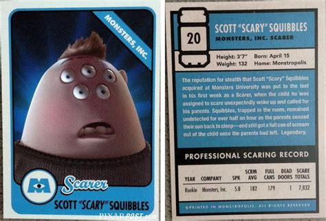 Monsters University Scare Cards - The Complete Guide | Pixar Post