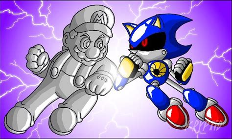 Metal Mario vs Metal Sonic by Kryptid on DeviantArt