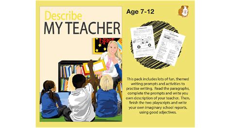 Describe My Teacher (7-11 years) by Teach Simple