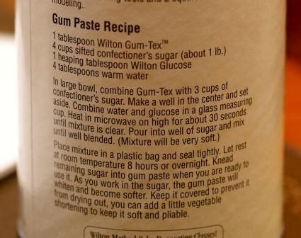 Modelling paste & gum paste recipes « BAKING PROJECT