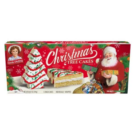 Little Debbie Vanilla Christmas Tree Snack Cakes, 5 ct / 1.72 oz - Pick ‘n Save