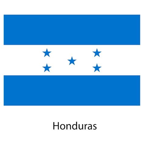 Premium Vector | Flag of the country honduras Vector illustration