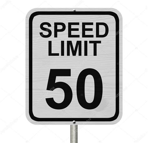 Speed Limit 50 Sign Stock Photo by ©karenr 38104801