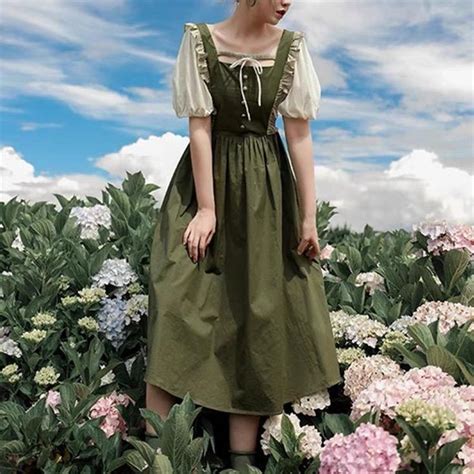 The Green Witch Cottagecore Dress | Cottagecore dress, Green ...