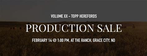 Topp Herefords Sale 2020 | The countdown begins. #toppherefords # ...