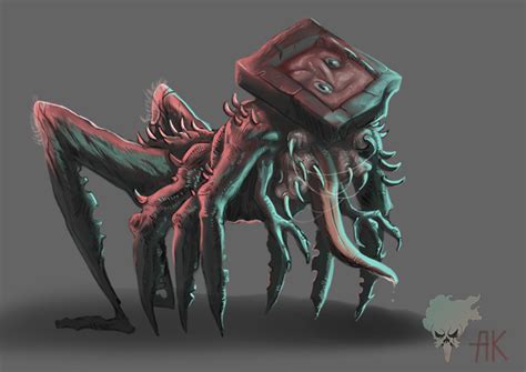 ArtStation - The cave monster. Concept Art