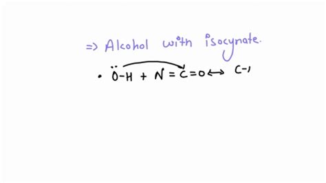 SOLVED: Draw a stepwise mechanism for the reaction of an alcohol with an isocyanate to form a ...