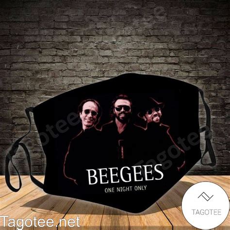 Bee Gees One Night Only Album Cover Face Mask - Tagotee