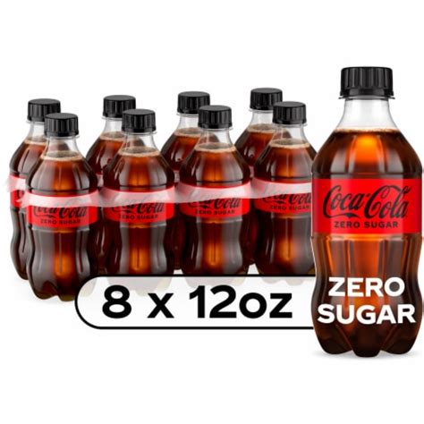 Coca-Cola® Zero Sugar Soda Bottles, 8 pk / 12 fl oz - Foods Co.