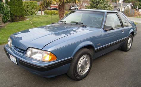 Medium Shadow Blue 1989 Ford Mustang LX 5.0L Sport Hatchback - MustangAttitude.com Photo Detail