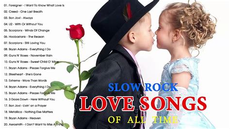 Best Of Slow Rock Love Songs 80's & 90's - Slow Rock Love Songs Of All Time - YouTube | Musica