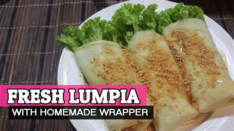 LUMPIANG SARIWA WITH HOMEMADE LUMPIA WRAPPER | FRESH LUMPIA | SPRING ROLL | HUNGRYMOMCOOKING ...