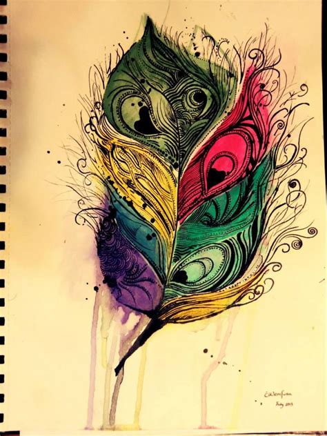 Illustration using water color and indian ink. | Art ink, Illustration ...