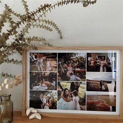 Beautiful framed poster collage print in our custom made oak frames. “I ...