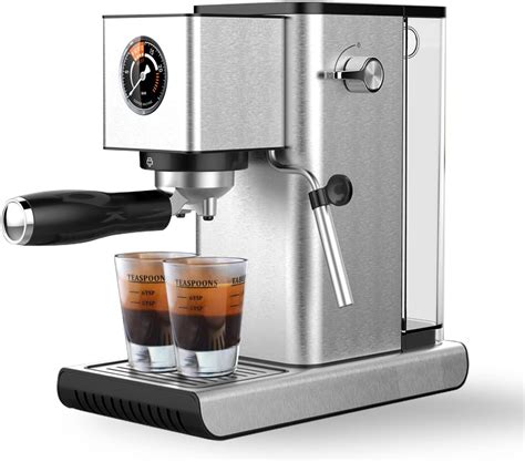 Amazon.com: CONZIE Espresso Machine 20 Bar Expresso Coffee Machines Steamer Coffee Machine with ...