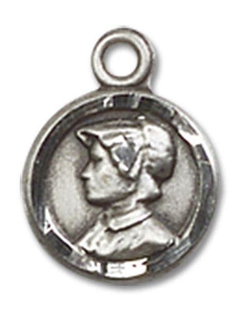 St. Elizabeth Ann Seton Medal Charm - Sterling Silver Round Pendant (2339SS)