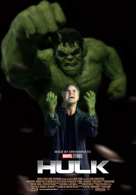 Hulk movie poster by ArkhamNatic on DeviantArt