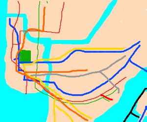 New York City Subway Map - Drawception