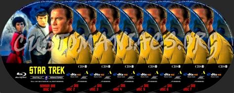 Star Trek TOS Remastered - Season 1 blu-ray label - DVD Covers & Labels by Customaniacs, id ...