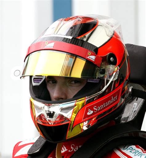 Helmet design of test driver Jules Bianchi (Scuderia Ferrari) from 2012 ...