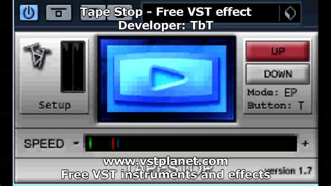 Free VST - Tape Stop Effect - vstplanet.com - YouTube