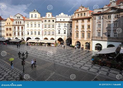 Old town square editorial stock image. Image of bohemia - 22972574