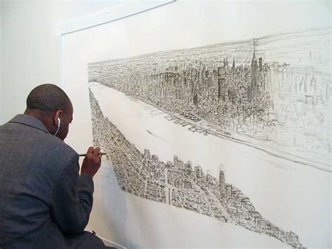 Stephen Wiltshire's New York Panorama drawing