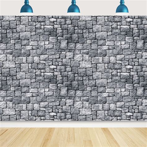 Buy Brick Stone Wall Backdrop,7x5FT | Stone Wall Backdrop Brick Wall ...