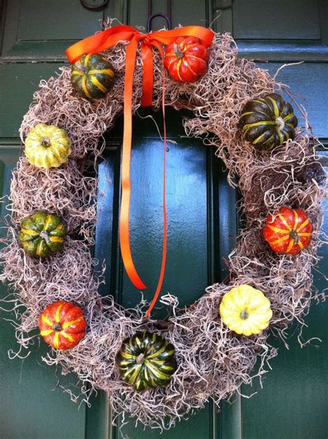 Fall Gourd Wreath by PorterMaeDesigns on Etsy, $40.00 | Fall gourds, Wreaths, Fall wreath