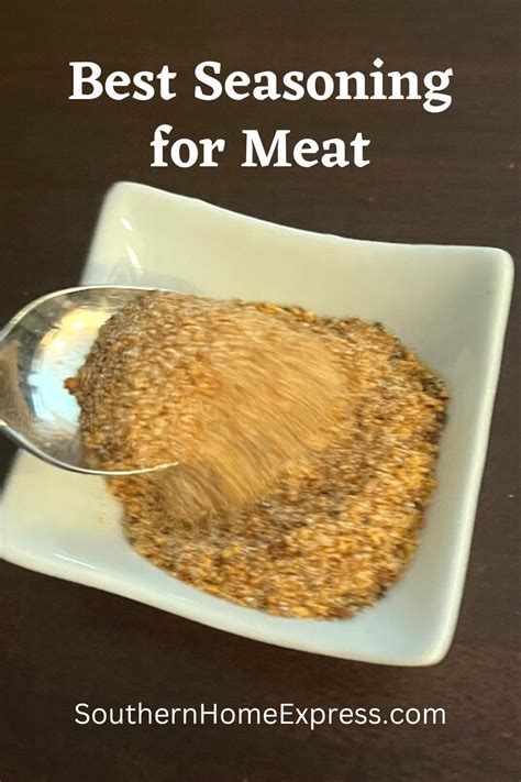 Homemade Seasoning for Meat - Southern Home Express