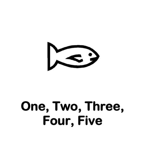 One, Two, Three, Four, Five Songsheet - Singing Hands