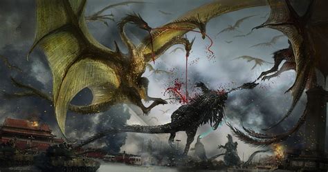 Fondos de pantalla : Godzilla, King Ghidorah, Kaiju 1920x1010 - TCBfergie - 1436915 - Fondos de ...